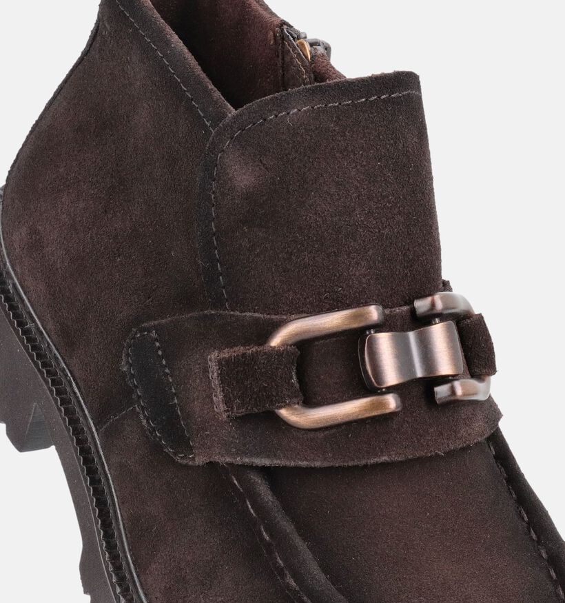 Tamaris Comfort Donkerbruine Boots voor dames (376367) - geschikt voor steunzolen