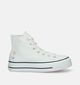 Converse Chuck Taylor All Star Lift Baskets en Blanc pour femmes (341504)