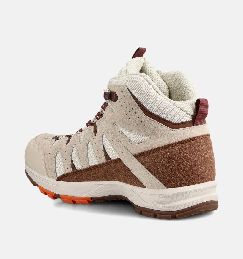 Icepeak Aura Mc Ms Chaussures de randonn&eacute;e en Beige fonc&eacute; pour femmes (378579) - pour semelles orthop&eacute;diques