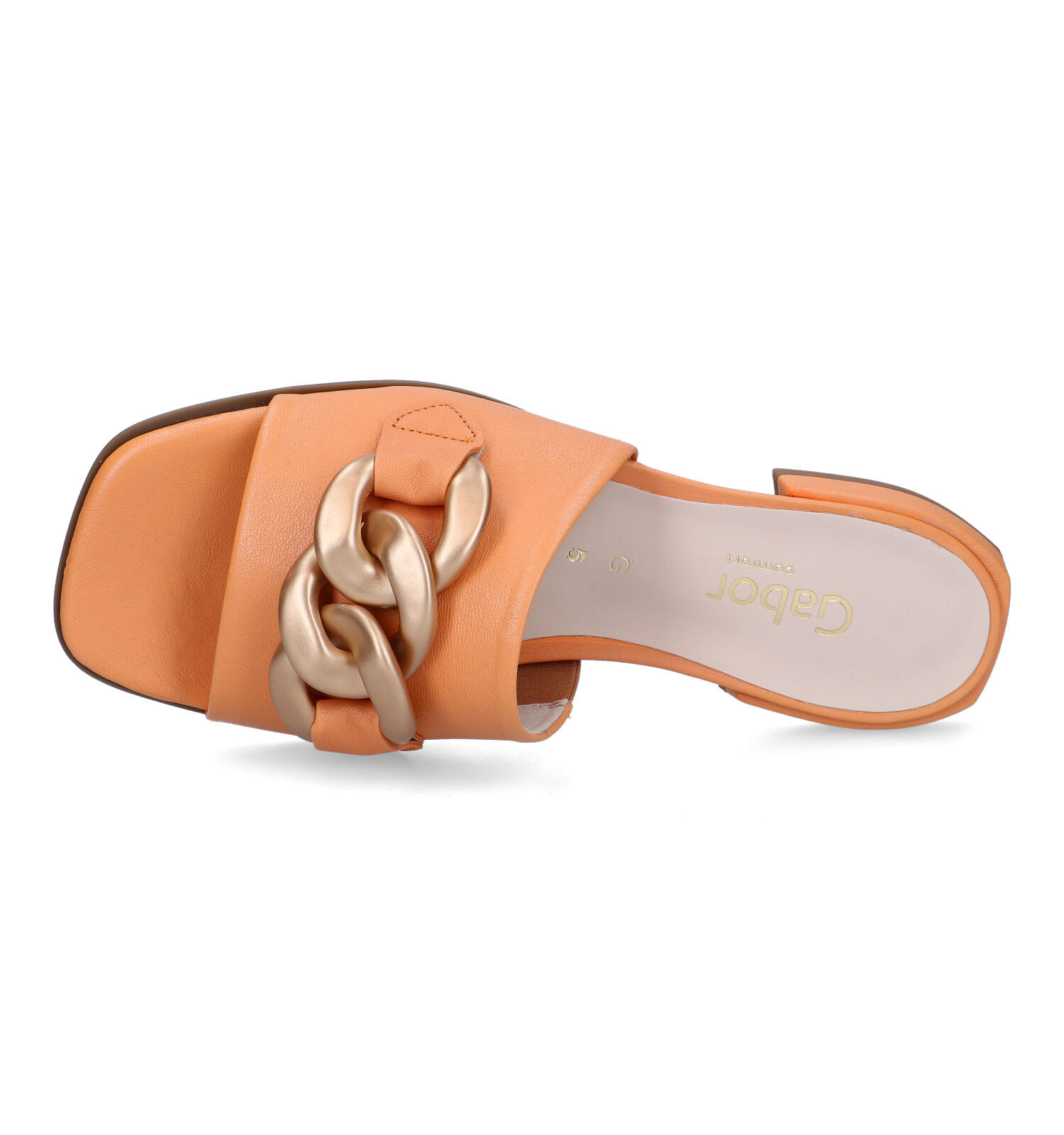 Gabor Comfort Oranje Slippers Dames Slippers Online op TORFS.BE