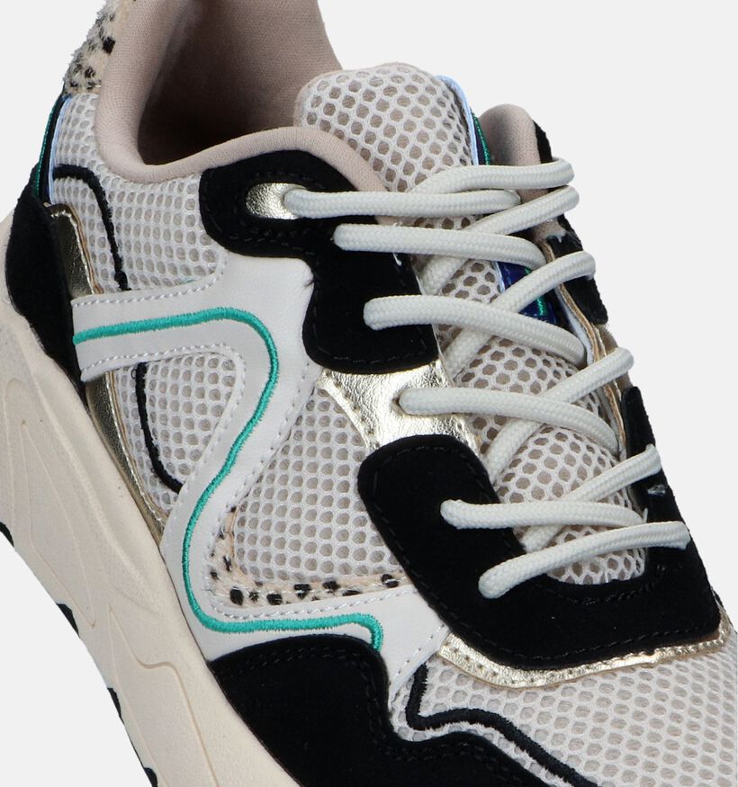 Poelman Baskets casual en Noir pour femmes (332749)