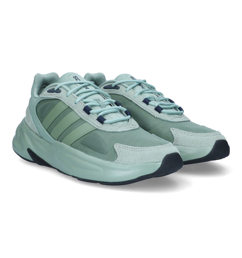 adidas Ozelle Baskets en Vert pour hommes (319061)