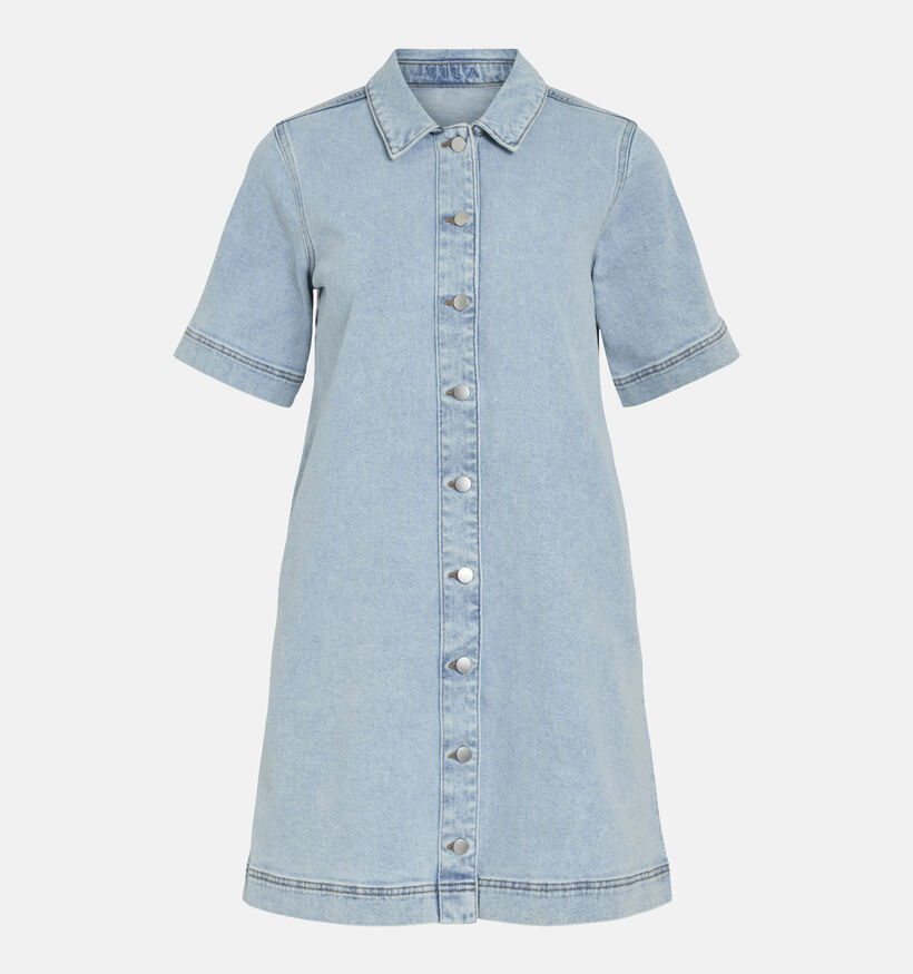 Vila Sol Robe chemise courte en Bleu pour femmes (357180)