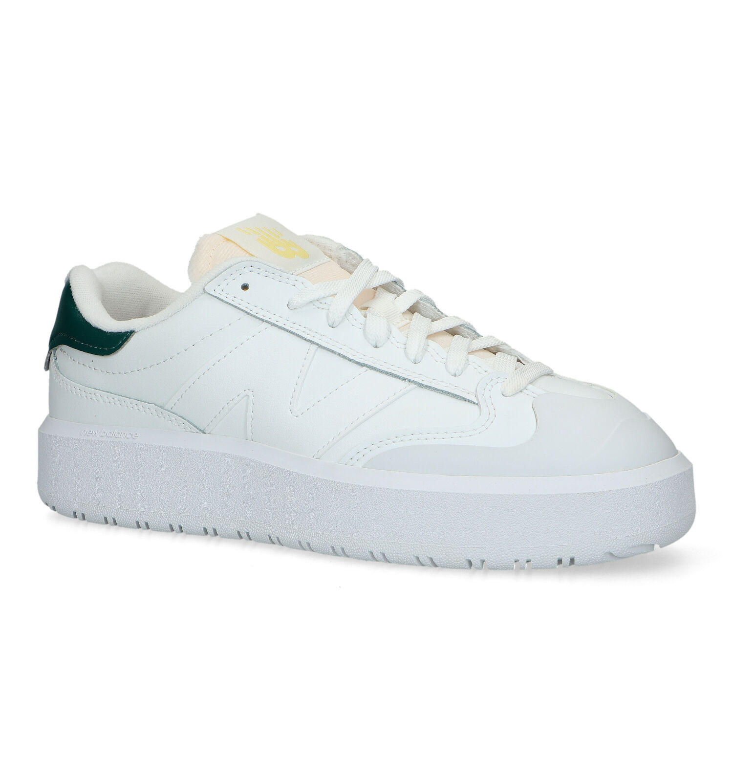Witte sneakers deals plateau dames