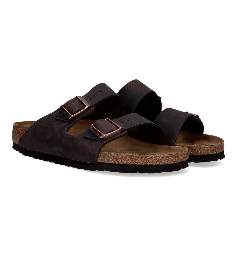 Birkenstock Arizona Nu-pieds en Marron pour hommes (322411)