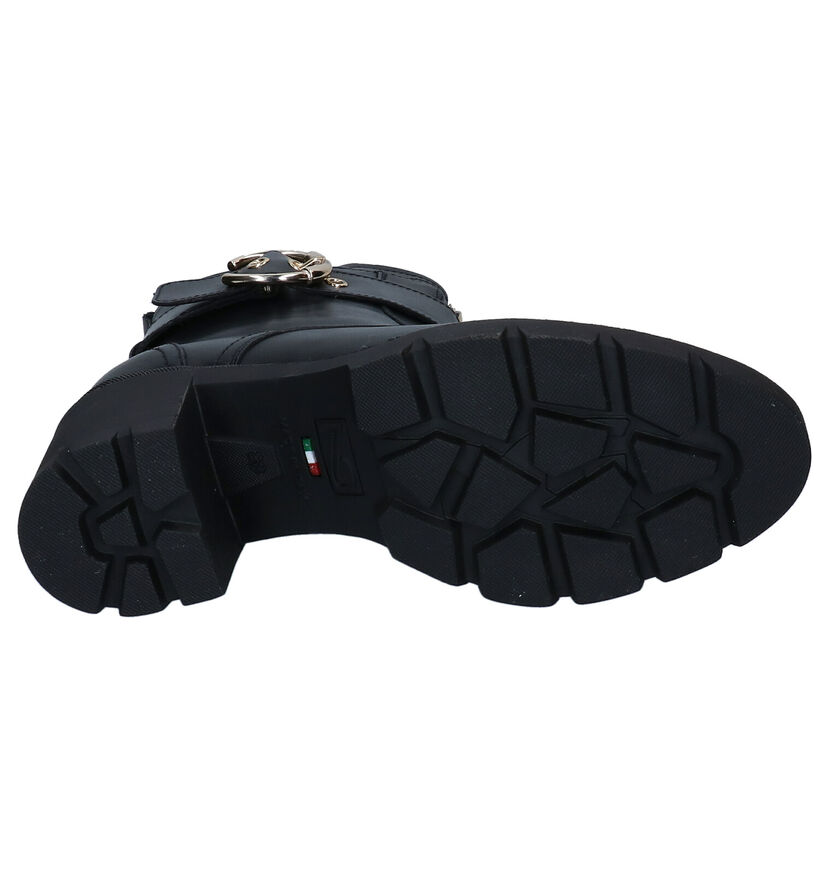 NeroGiardini Bottines à talons en Noir en cuir (296582)