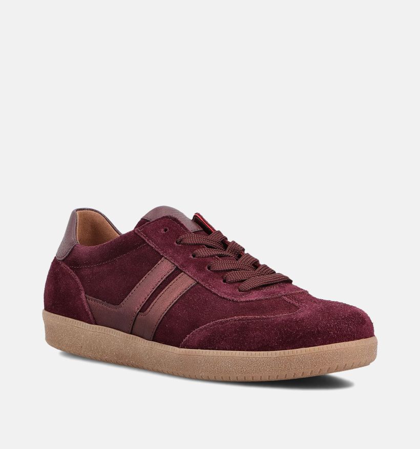 Gabor Bordeaux Sneakers voor dames (360301) - geschikt voor steunzolen