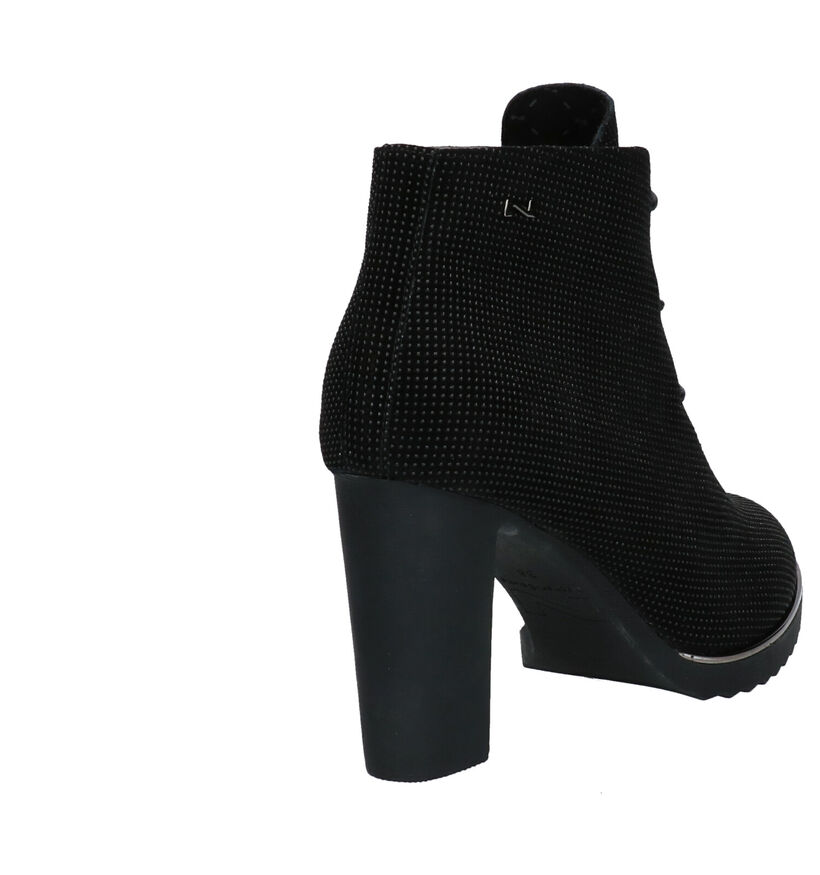 Nathan-Baume Zwarte Enkellaarzen in nubuck (262288)