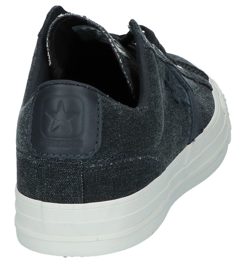 Converse Star Player OX Sneakers Donkergrijs in stof (210391)