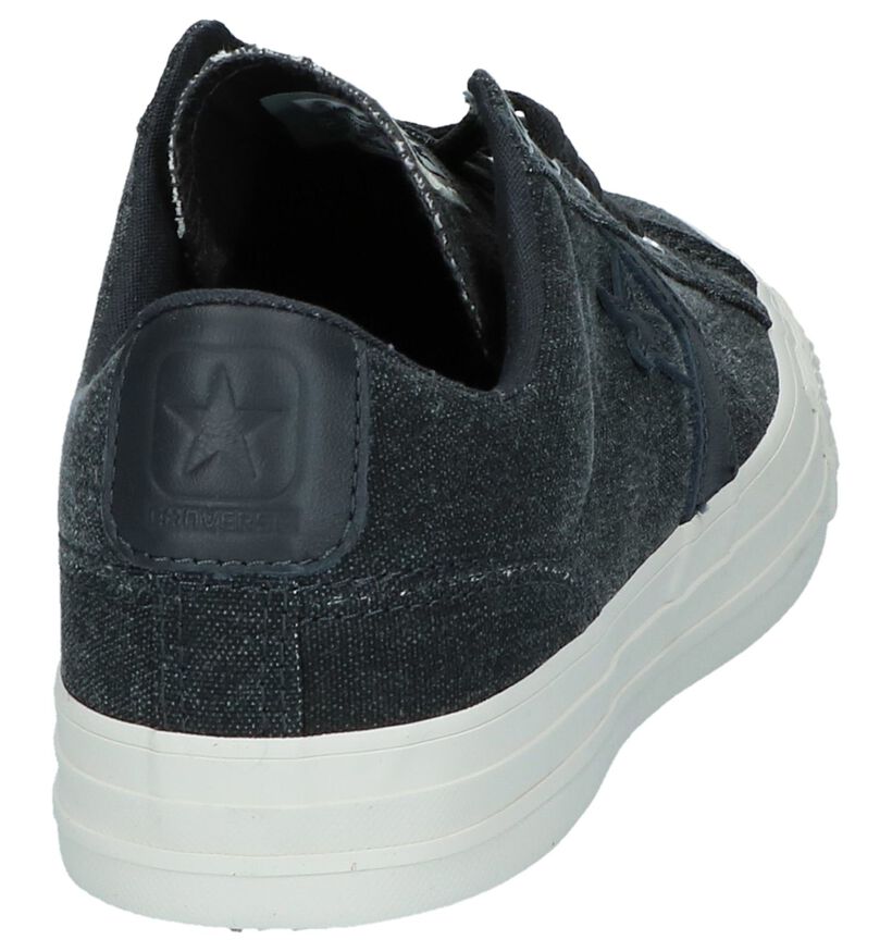 Converse Baskets basses en Gris foncé en textile (210391)