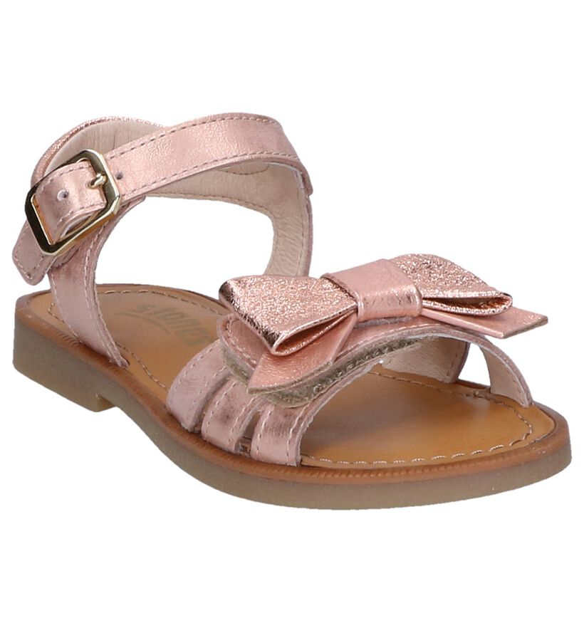 STONES and BONES Sandales en Or rose en cuir (239896)