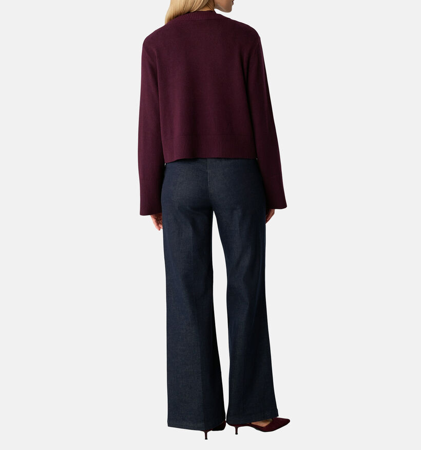 comma Gilets en Bordeaux pour femmes (364813)