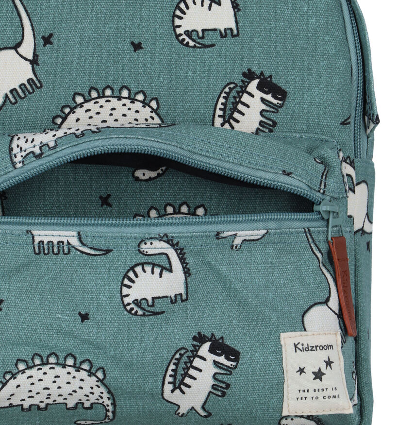 Kidzroom Groene Rugzak met dino's voor jongens (342502)