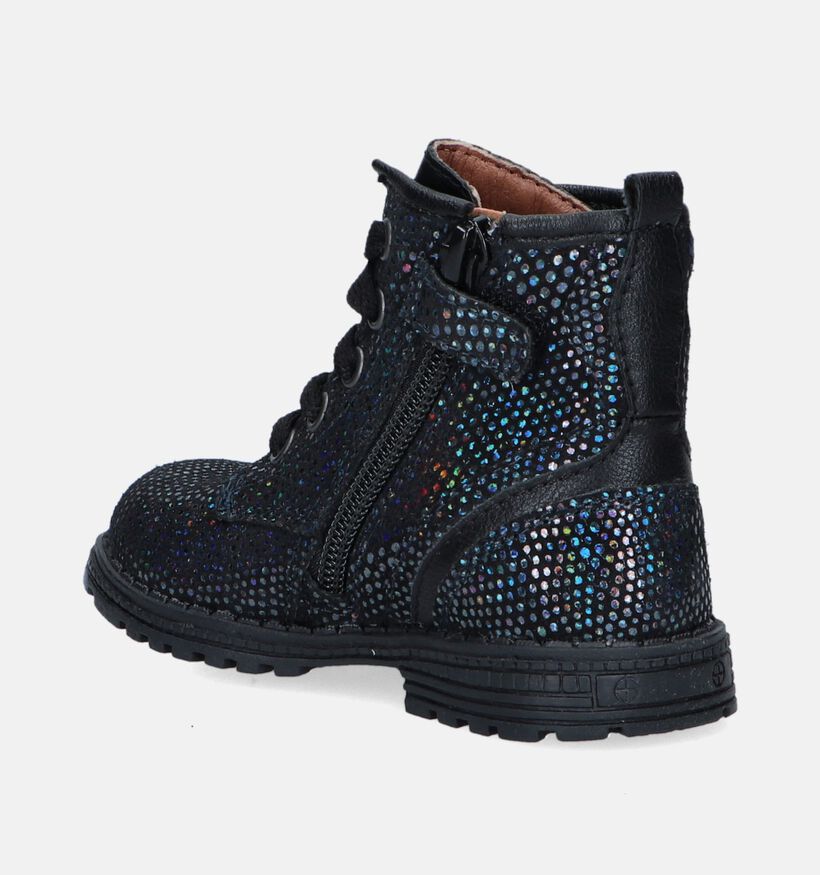 Bunnies Zwarte Bottines voor meisjes (347751) - geschikt voor steunzolen