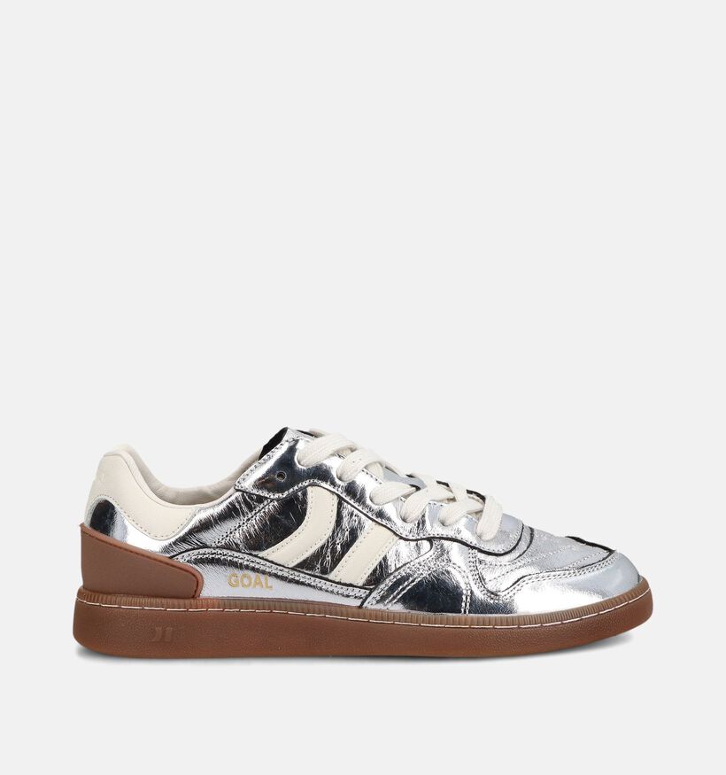 Coolway Goal Zilveren Sneakers voor dames (379805) - geschikt voor steunzolen