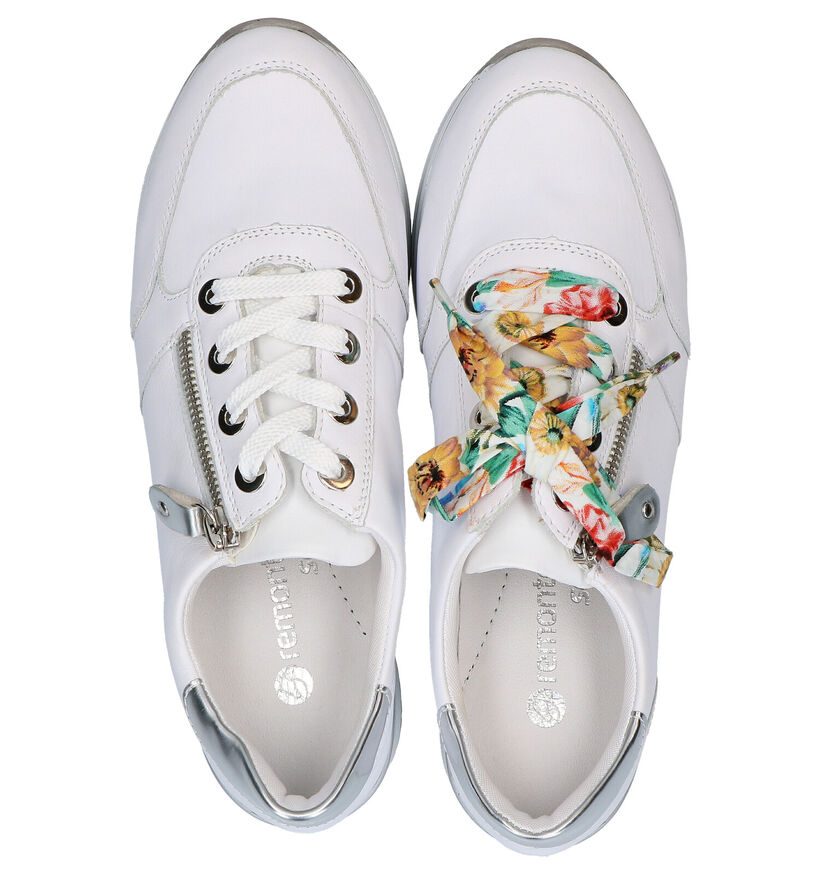 Remonte Chaussures à lacets en Blanc en cuir (266874)
