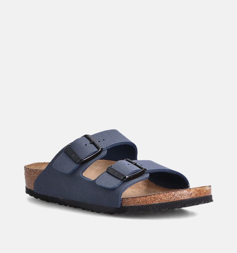Birkenstock Arizona Nu-pieds en Bleu pour filles, garçons (357909)
