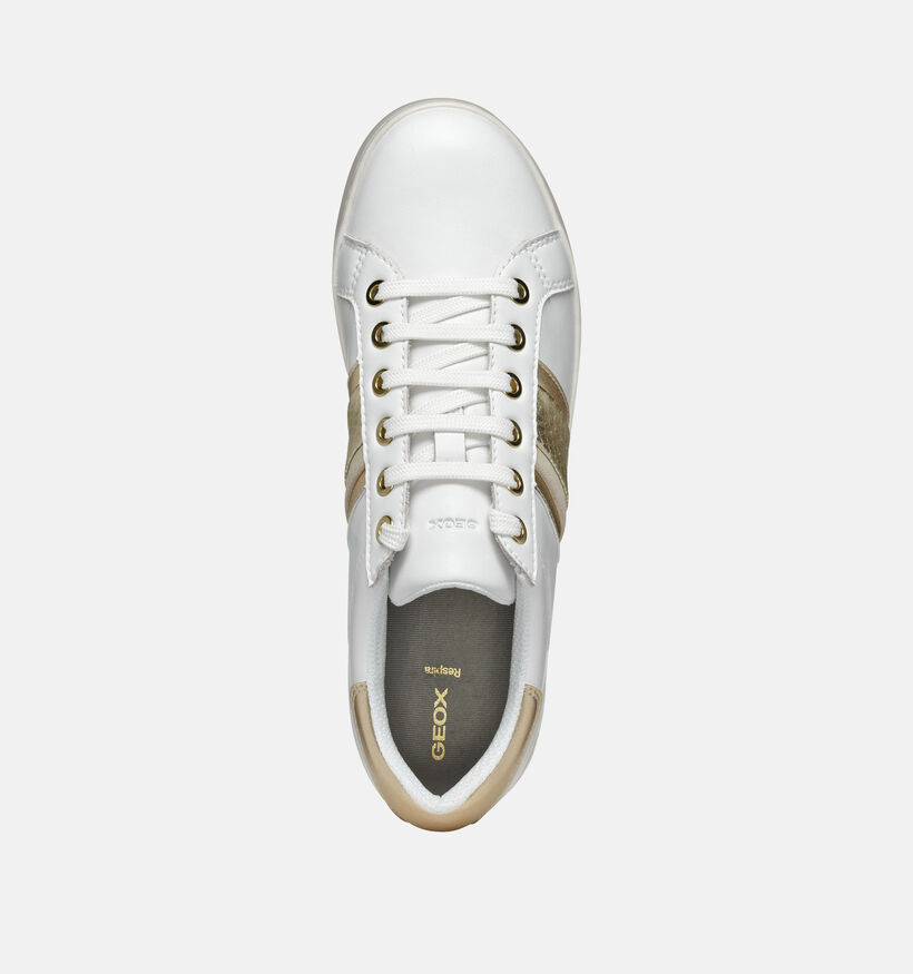 Geox Jaysen Baskets en Blanc pour femmes (353786) - pour semelles orthopédiques
