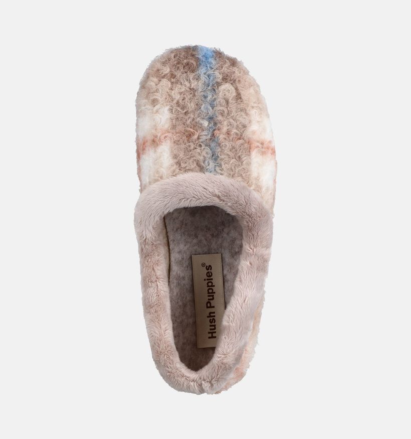Hush Puppies Dixie Donkerbeige Gesloten Pantoffels voor dames (377679)