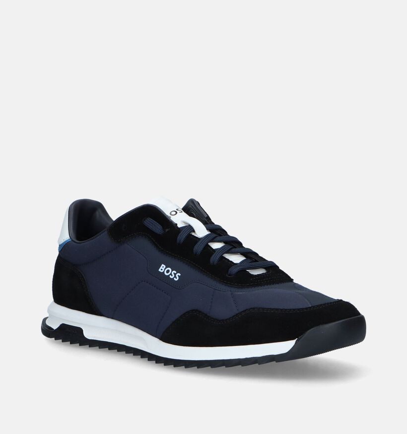 BOSS Zayn Lowp Blauwe Sneakers voor heren (334552) - geschikt voor steunzolen