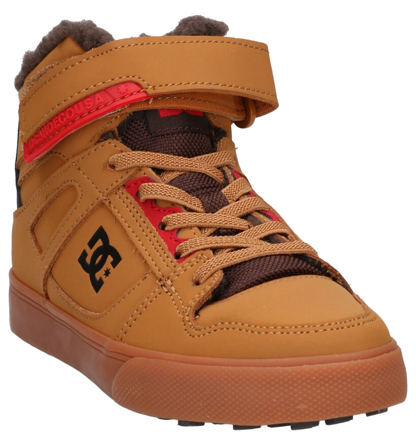 DC Shoes Pure Skate Sneakers en Cognac en nubuck (259569)