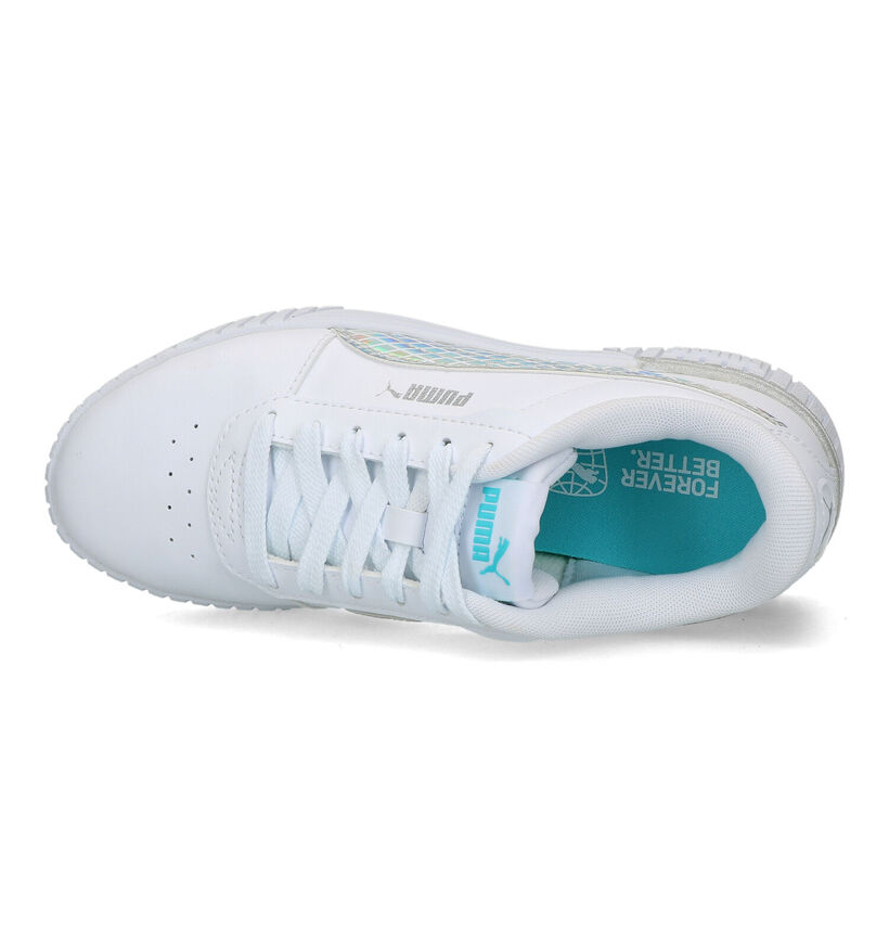 Puma Carina 2.0 Mermaid Witte Sneakers voor meisjes (318767) - geschikt voor steunzolen