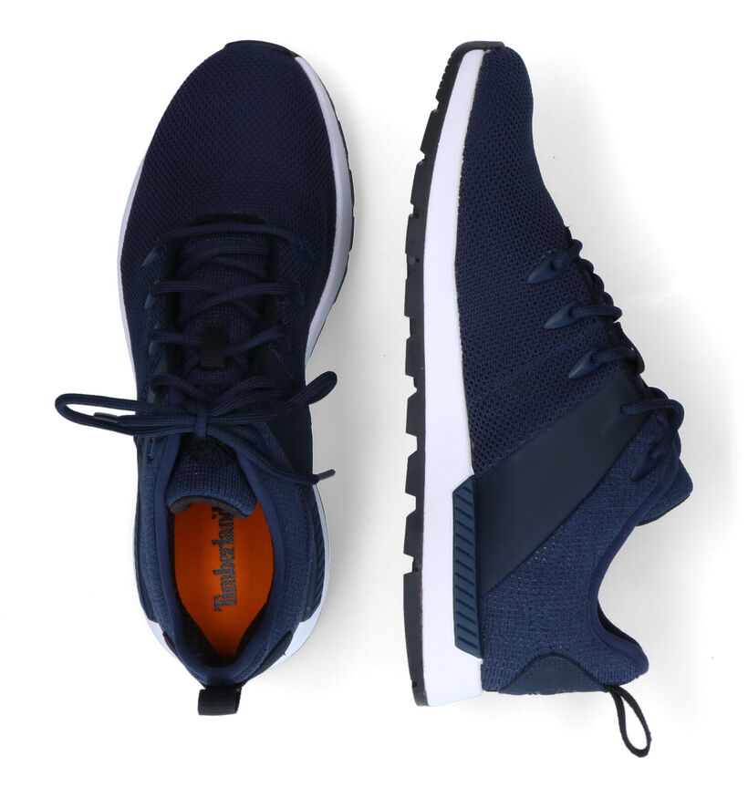 Timberland Sprint Trekker Blauwe Sneakers in nubuck (303819)