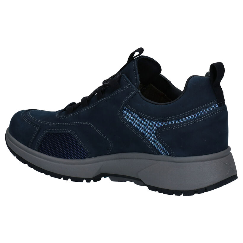 Xsensible Uppsala Blauwe Wandelschoenen in nubuck (284949)