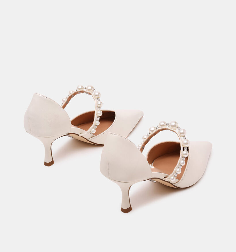Steve Madden Amoura Ecru Pumps met Bandje voor dames (379917)