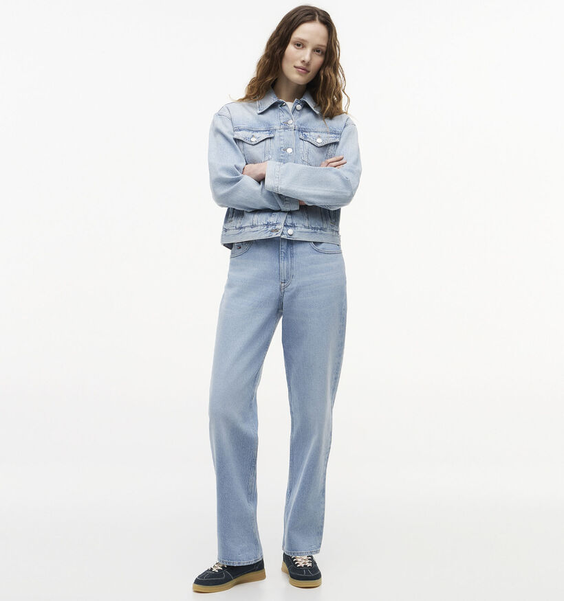 Tommy Hilfiger The Greenwich Edge Suede Baskets casual en Bleu Fonc&eacute; pour femmes (374895) - pour semelles orthop&eacute;diques