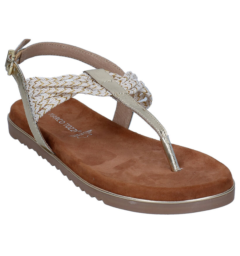 Marco Tozzi Gouden Sandalen voor dames (289620)