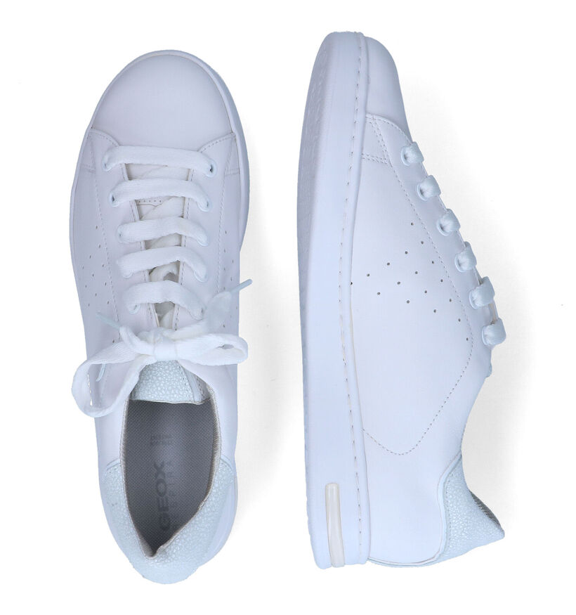 Geox Jaysen Witte Sneakers voor dames (311611) - geschikt voor steunzolen