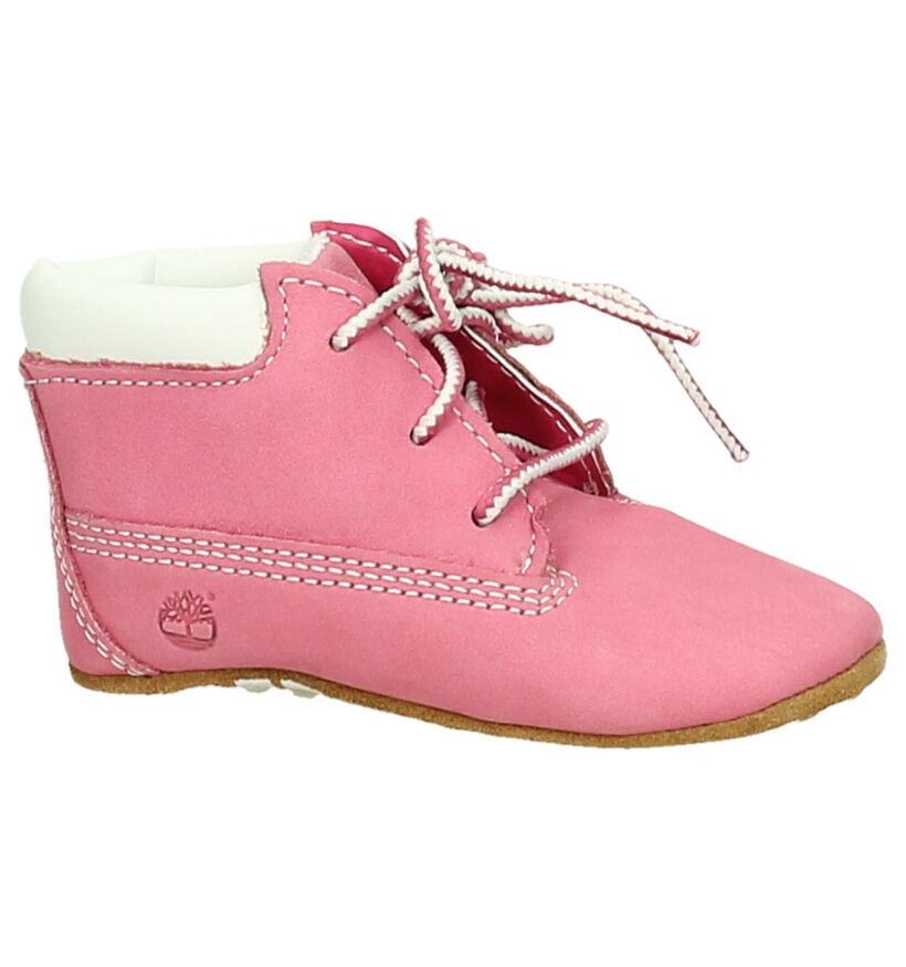 Timberland Crib Bootie Roze Babyschoentjes en Muts, , pdp