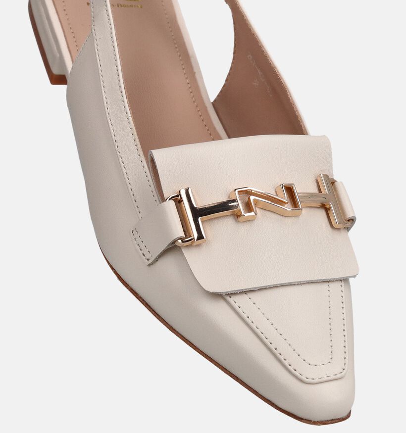 Nathan-Baume Ballerines en &Eacute;cru pour femmes (372237)