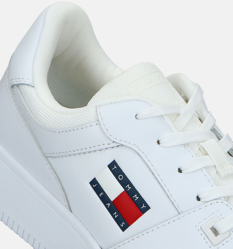 TH Tommy Jeans Retro Basket Ess Witte Sneakers voor heren (342737) - geschikt voor steunzolen