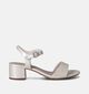 Tamaris Beige Sandalen met blokhak voor dames (354554)