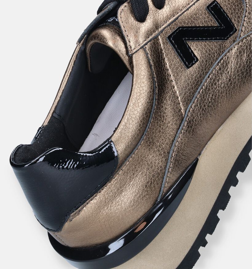 Nathan-Baume Baskets casual en Marron pour femmes (348018) - pour semelles orthopédiques