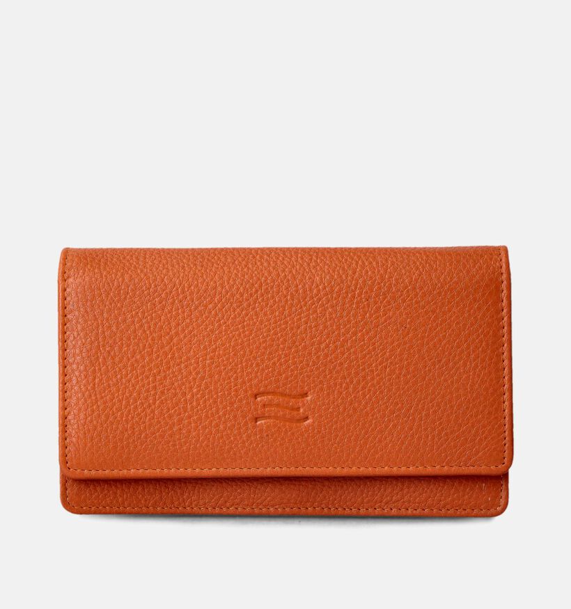 Crinkles Oranje Overslagportemonnee voor dames (358093)