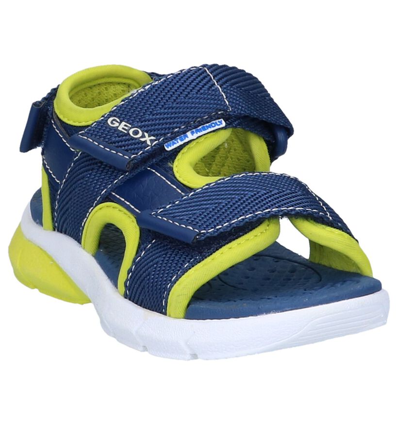 Geox Sandales de marche en Bleu foncé en textile (245006)