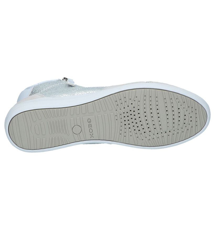 Zilveren Geklede Sneakers Geox Myria in kunstleer (240303)