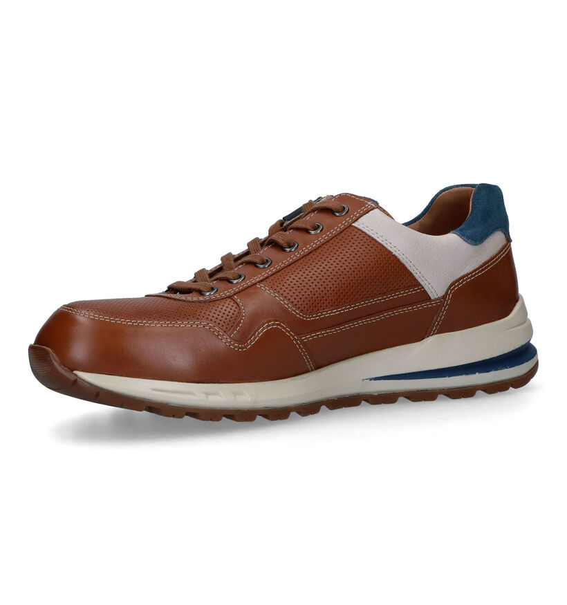 Mephisto Bradley Randy Chaussures à lacets en Cognac pour hommes (354624) - pour semelles orthopédiques