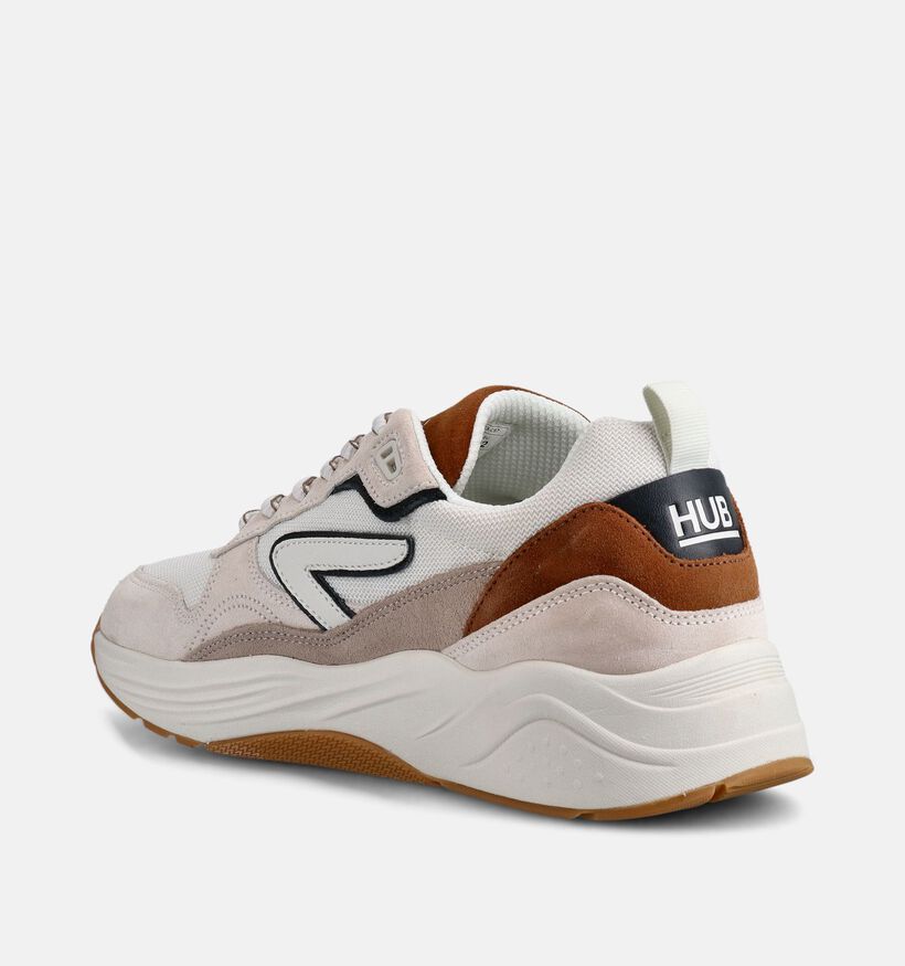 Hub Glide Witte Sneakers voor heren (369582) - geschikt voor steunzolen