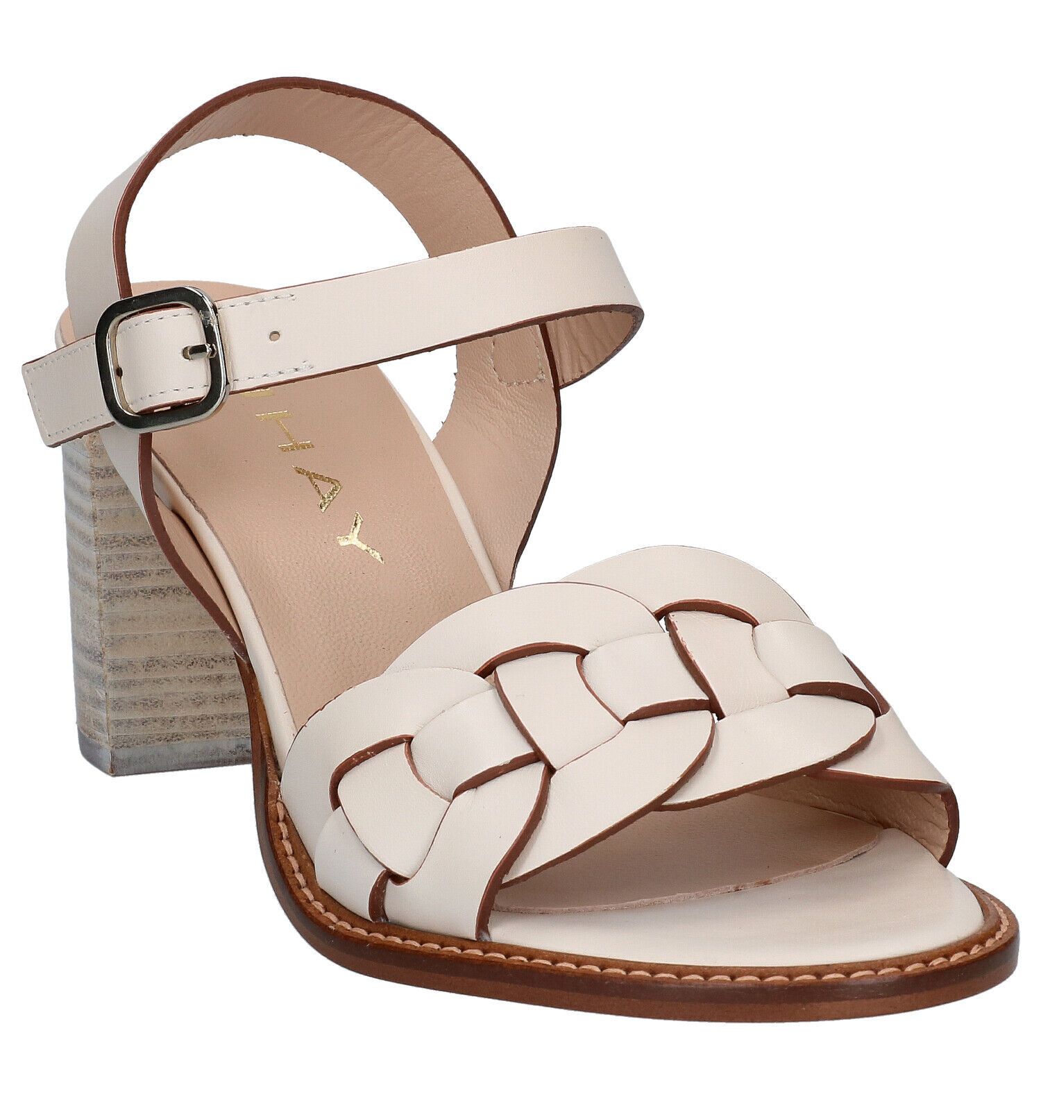JHay Ecru Sandalen Dames Sandalen Online op TORFS.BE