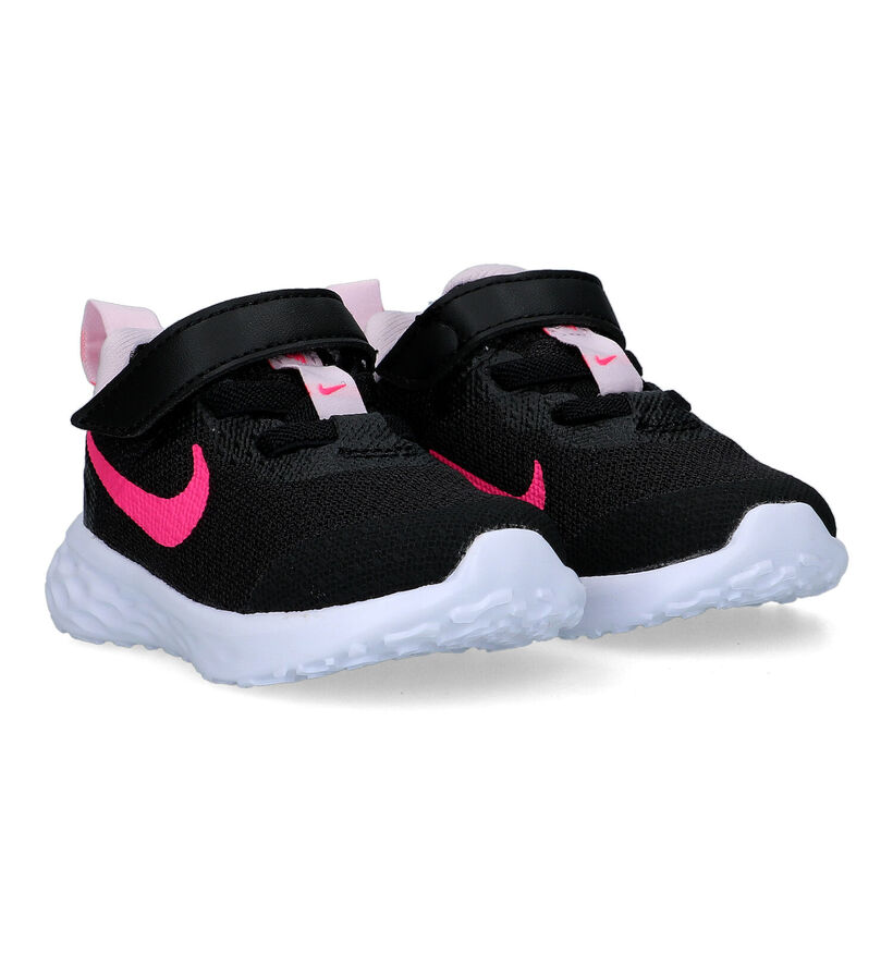 Nike Revolution Zwarte Sneakers voor meisjes (325354)