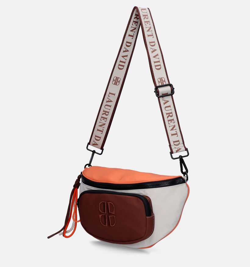 Laurent David Nikky 901 Bruine Crossbody tas voor dames (342622)