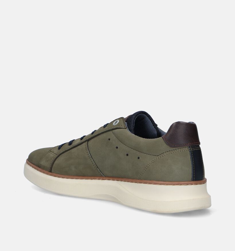 Bullboxer Chaussures à lacets en Vert kaki pour hommes (341801) - pour semelles orthopédiques