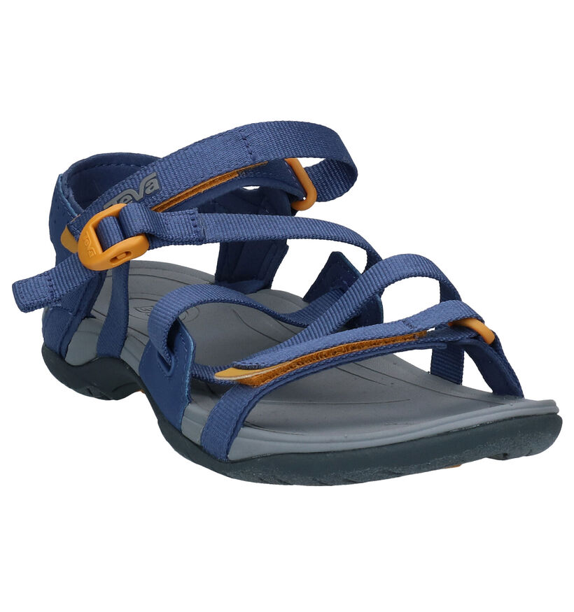 Teva Ascona Sport Sandales en Bleu en textile (289104)