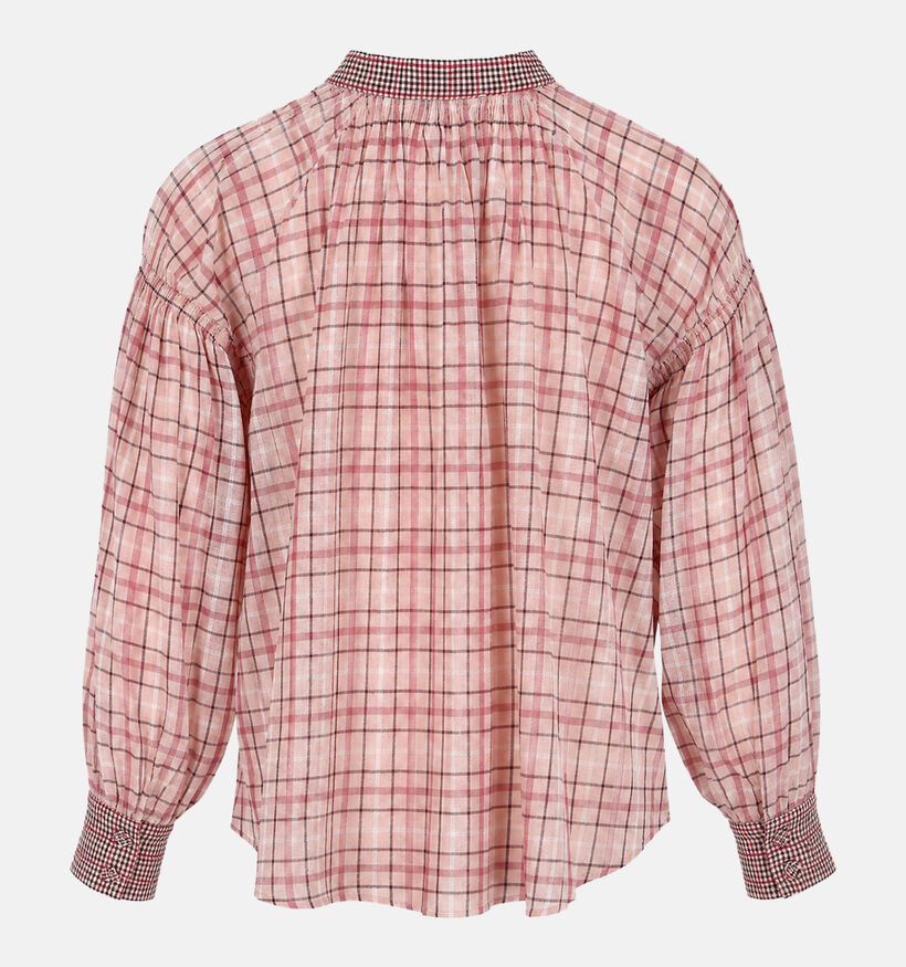 Orfeo Abby Roze Geruite Blouse voor dames (381648)