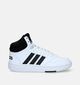 adidas Hoops 3.0 Mid K Baskets en Blanc pour filles, garçons (334811)