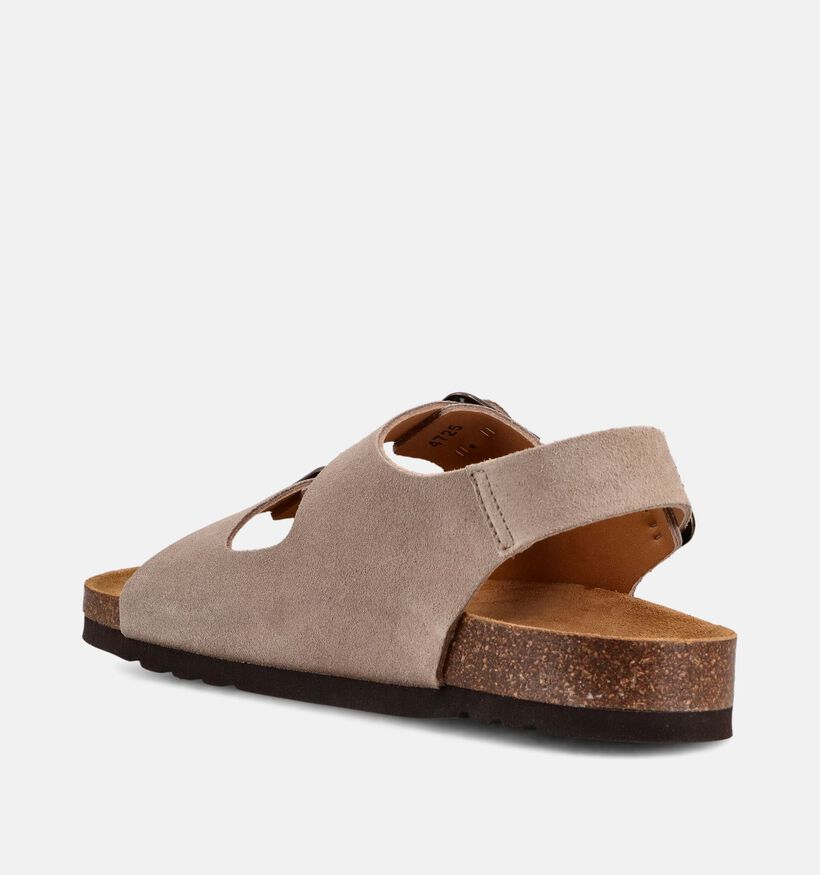 Scholl Julien Backstrap Sandales en Beige pour hommes (369892)